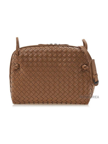 Small Intrecciato Shoulder Bag Brown - BOTTEGA VENETA - BALAAN 1