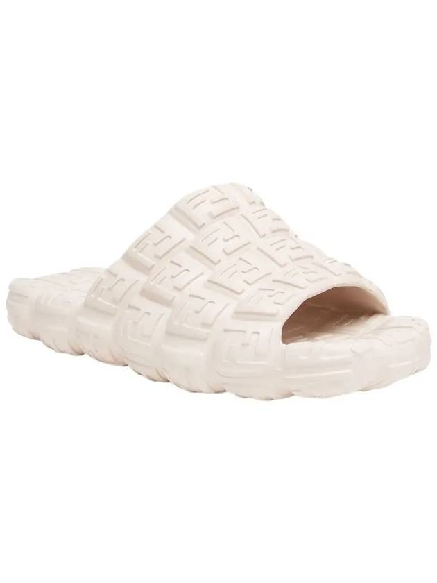 Logo Cloud Rubber Slippers Camelia - FENDI - BALAAN 2