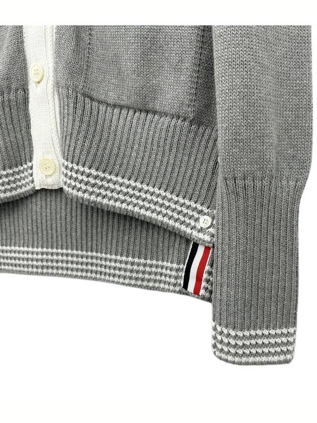 armband women s color matching cardigan FKC568A 055 - THOM BROWNE - BALAAN 4