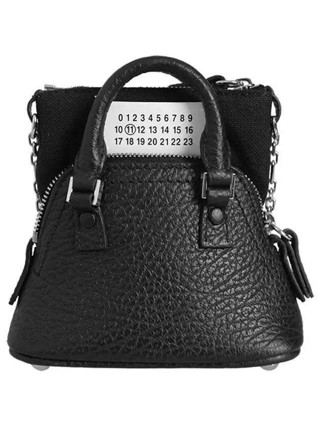 5AC Classic Baby Shoulder Bag Pale Black - MAISON MARGIELA - BALAAN 3