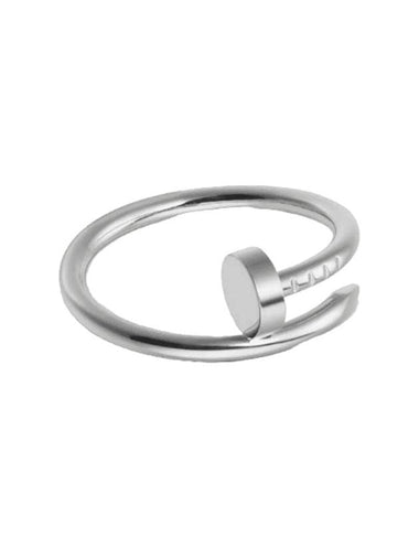 Just en Clou Small Model Ring Silver - CARTIER - BALAAN 1