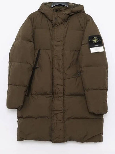 Wappen Patch Crinkle Labs Padding Olive Green - STONE ISLAND - BALAAN 2