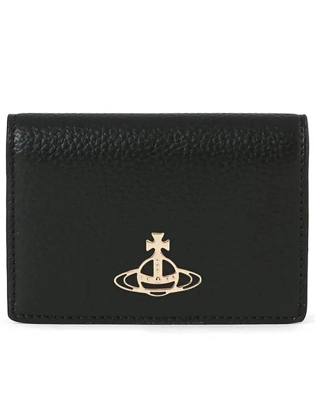 ORB Logo Card Wallet Black - VIVIENNE WESTWOOD - BALAAN 2