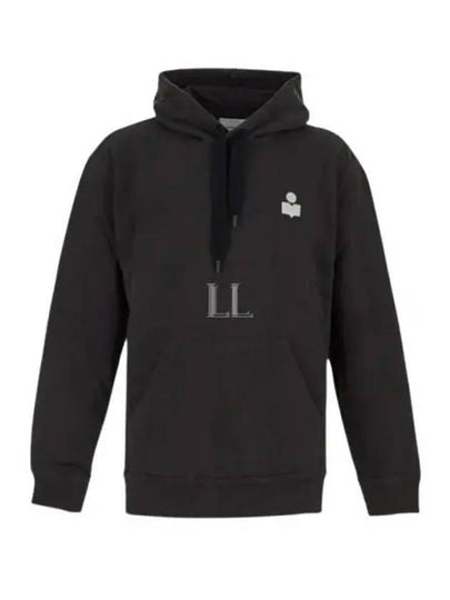 Matte Logo Print Hoodie Ecru Faded Black - ISABEL MARANT - BALAAN 2