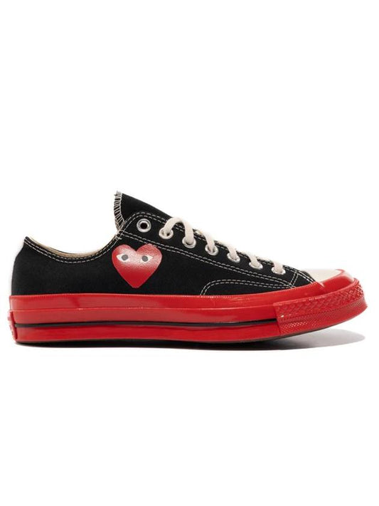 Chuck 70 Low Top Sneakers P1 K123 1 Black - COMME DES GARCONS - BALAAN 1