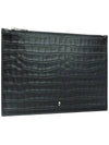 Men's Flat Clutch Bag Black - ALEXANDER MCQUEEN - BALAAN.