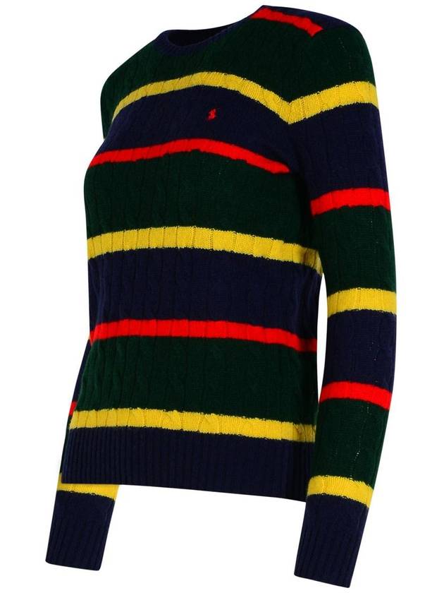 Polo Ralph Lauren 'Julianna' Navy Wool Blend Sweater - POLO RALPH LAUREN - BALAAN 2