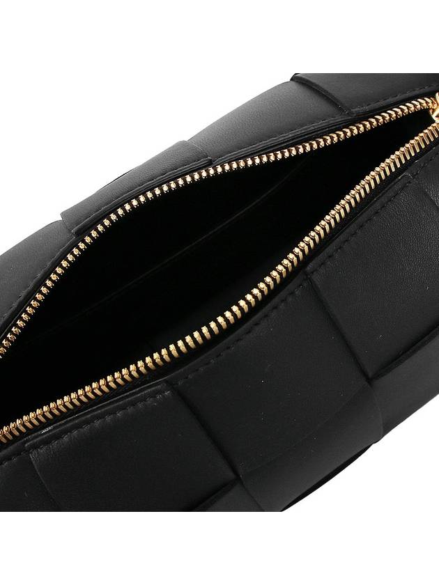Women's Brick Cassette Small Shoulder Bag Black - BOTTEGA VENETA - BALAAN 9