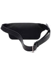 Cassandre Classic Canvas Leather Belt Bag Black - SAINT LAURENT - BALAAN 5