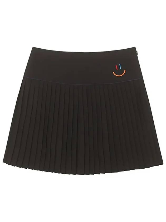 Lala Pleats A-line Skirt Black - LALA SMILE - BALAAN 3