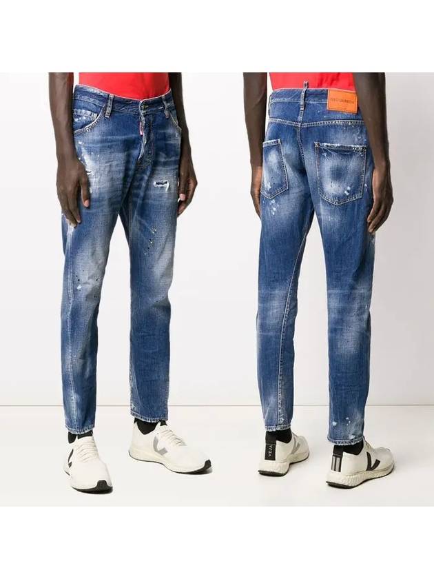 Classic Kenny Twist Straight Jeans Blue - DSQUARED2 - BALAAN 2