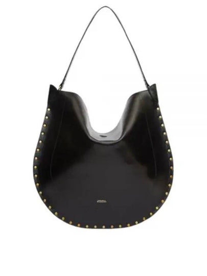 Oskan Leather Shoulder Bag Black - ISABEL MARANT - BALAAN 2