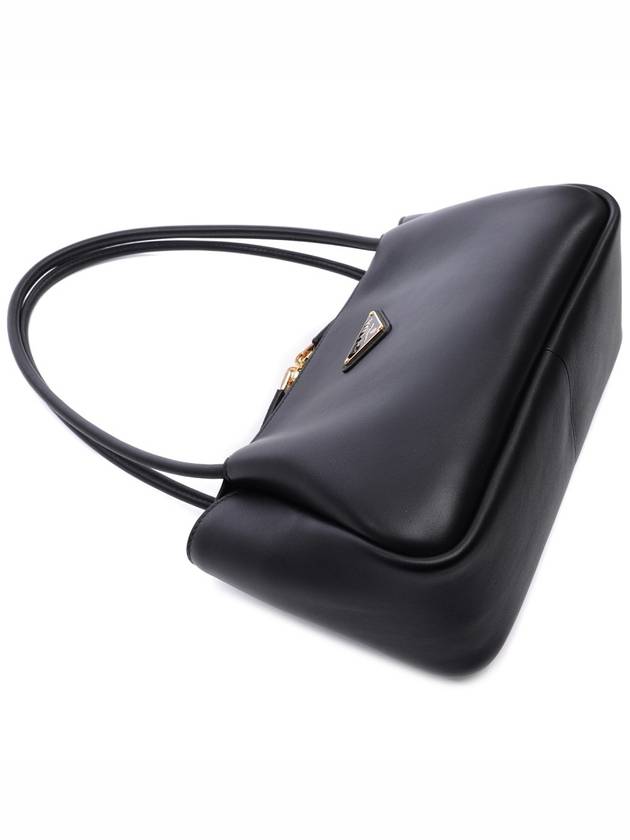 Triangle Logo Medium Shoulder Bag Black - PRADA - BALAAN 6