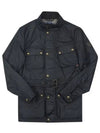 71050519 90000 TRIALMASTER Trial Master 6oz Waxed Cotton Men's Cotton Jacket Black - BELSTAFF - BALAAN 1
