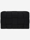 Padding Tech Cassette Shoulder Bag Black - BOTTEGA VENETA - BALAAN 3