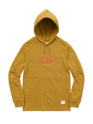 Warp Hooded Dark Gold Warp Hooded L S TOP Sweatshirt DK Gold - SUPREME - BALAAN 1