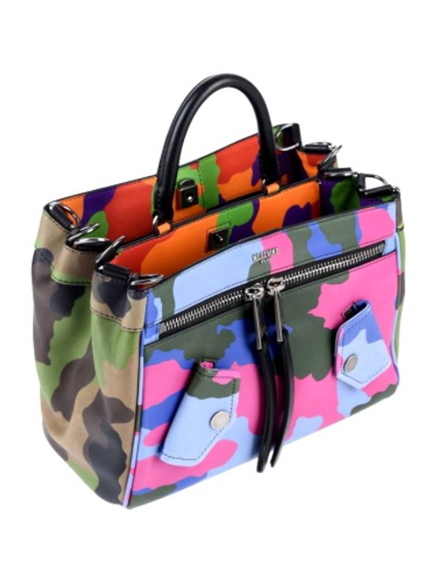 leather Camouflage Biker Jacket bag - MOSCHINO - BALAAN 4