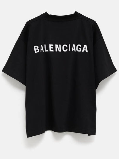 Balenciaga Back Cropped T-shirt - BALENCIAGA - BALAAN 2