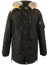 Kodiak Fur Padded Parka Black - PARAJUMPERS - BALAAN 1