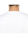 Men's Logo Patch Back Short Sleeve T-Shirt White - TEN C - BALAAN 8