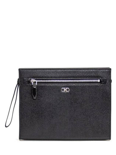 Clutch Pouch 240972 753413 Black - SALVATORE FERRAGAMO - BALAAN 1