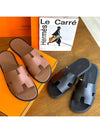 Izmir Sandal Calfskin & Noir - HERMES - BALAAN 2