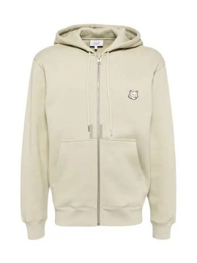 Bold Fox Head Patch Cotton Zip-Up Hoodie Ash Tree - MAISON KITSUNE - BALAAN 2