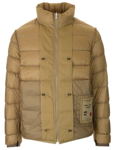 Pocket Down Liner Padding Jacket Beige - TEN C - BALAAN 1