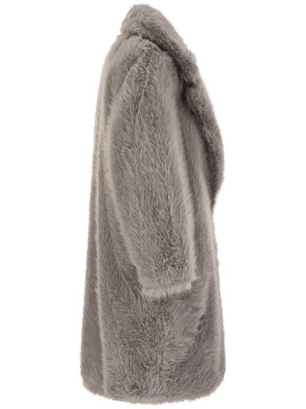 Manico fur coat pearl gray - MAX MARA SPORTMAX - BALAAN 4