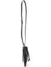 VLTN Logo Shiny Leather Crossbody Bag Black - VALENTINO - BALAAN 3