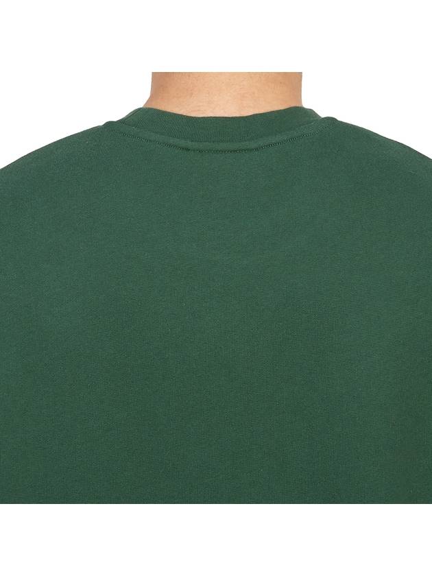 Tonal Fox Head Patch Sweatshirt Green - MAISON KITSUNE - BALAAN 8