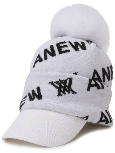 Official Striped Wadding Knit Cap WH - ANEWGOLF - BALAAN 1