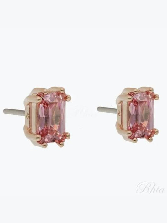 Chroma Stilla Gushon Cat Stud Earrings Rose Gold Pink - SWAROVSKI - BALAAN 2