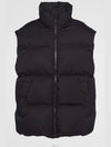 Oversized Re-Nylon Down Vest Black - PRADA - BALAAN 6