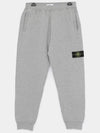 Signature Wappen Patch Cotton Baggy Pants Grey - STONE ISLAND - BALAAN 2