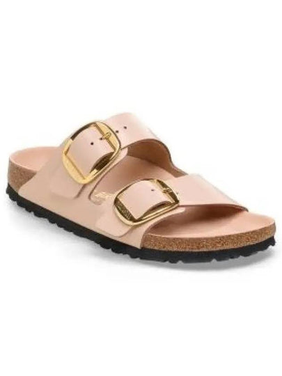 Gizeh Big Buckle Leather Flip Flops Beige - BIRKENSTOCK - BALAAN 2