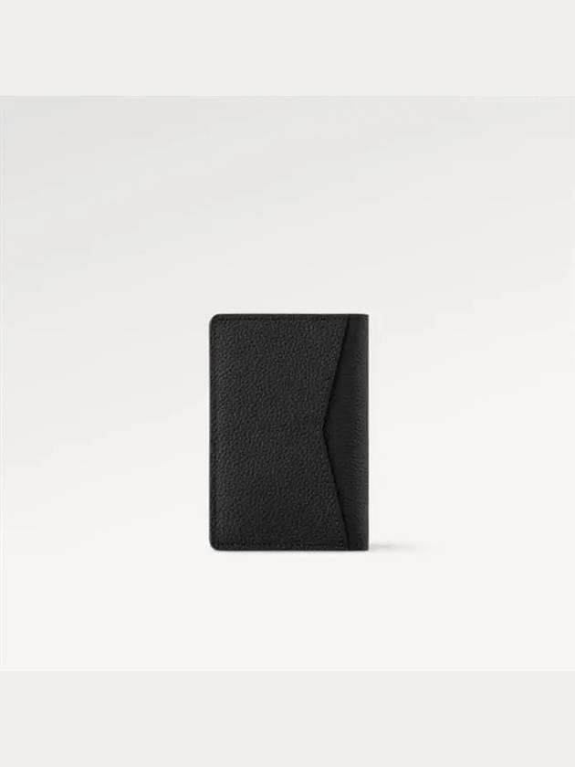 Aerogram Pocket Organizer Card Wallet Black - LOUIS VUITTON - BALAAN 7