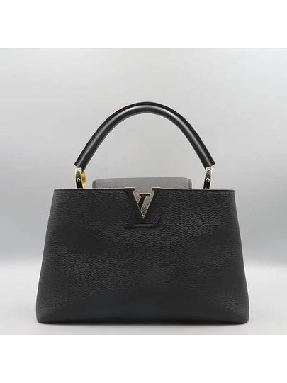 M42259 Noir Taullon Leather Capucine MM Top Handle Tote Bag Shoulder Strap 2WAY - LOUIS VUITTON - BALAAN 2