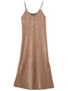 slip dress camel - IMIRK - BALAAN 3