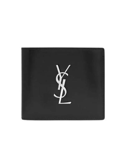 East/West Wallet In Smooth Leather Black - SAINT LAURENT - BALAAN 2