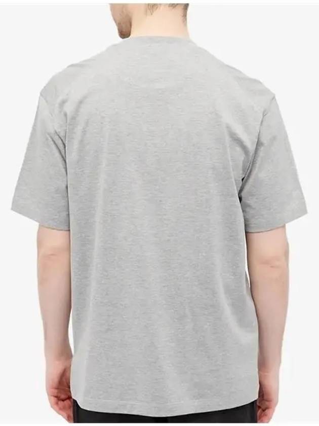 Classic Logo Cotton Short Sleeve T-Shirt Grey - Y-3 - BALAAN 3