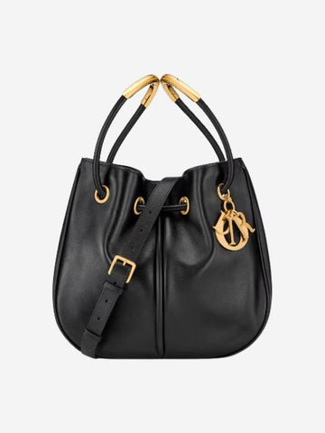 Norlita Medium Calfskin Tote Bag Black - DIOR - BALAAN 1