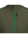 Zip-up Anorak Dark Green - MONCLER - BALAAN 10