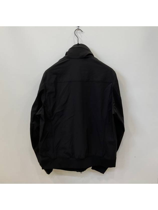 Lens Wappen Soft Shell Zip-Up Jacket Black - CP COMPANY - BALAAN 10