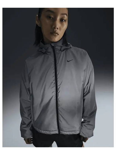 Running Division Women s Therma Fit Reflective Jacket Black Silver FV6421 011 743129 - NIKE - BALAAN 1