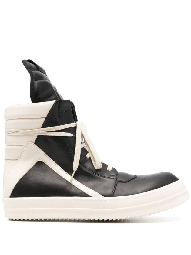 Porterville Geobasket High Top Sneakers Black Milk - RICK OWENS - BALAAN 2