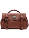 Alexa Medium Heavy Grain Tote Bag Chestnut - MULBERRY - BALAAN 3