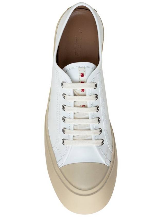 Pablo Platform Nappa Leather Low Top Sneakers Lilywhite - MARNI - BALAAN 5