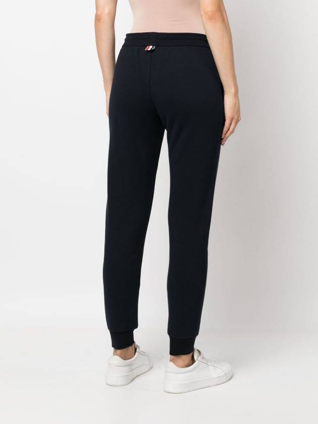 Women's Loop Back Stripe Track Pants Navy - THOM BROWNE - BALAAN 5