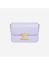 Teen Triomphe Shiny Calfskin Cross Bag Light Lavender - CELINE - BALAAN 1